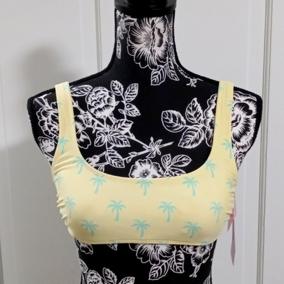 Stoney Clover Lane Other - 🆕 🌊Stoney Clover x Target🌊 - Yellow Palm Tree Swim Top/Bralette